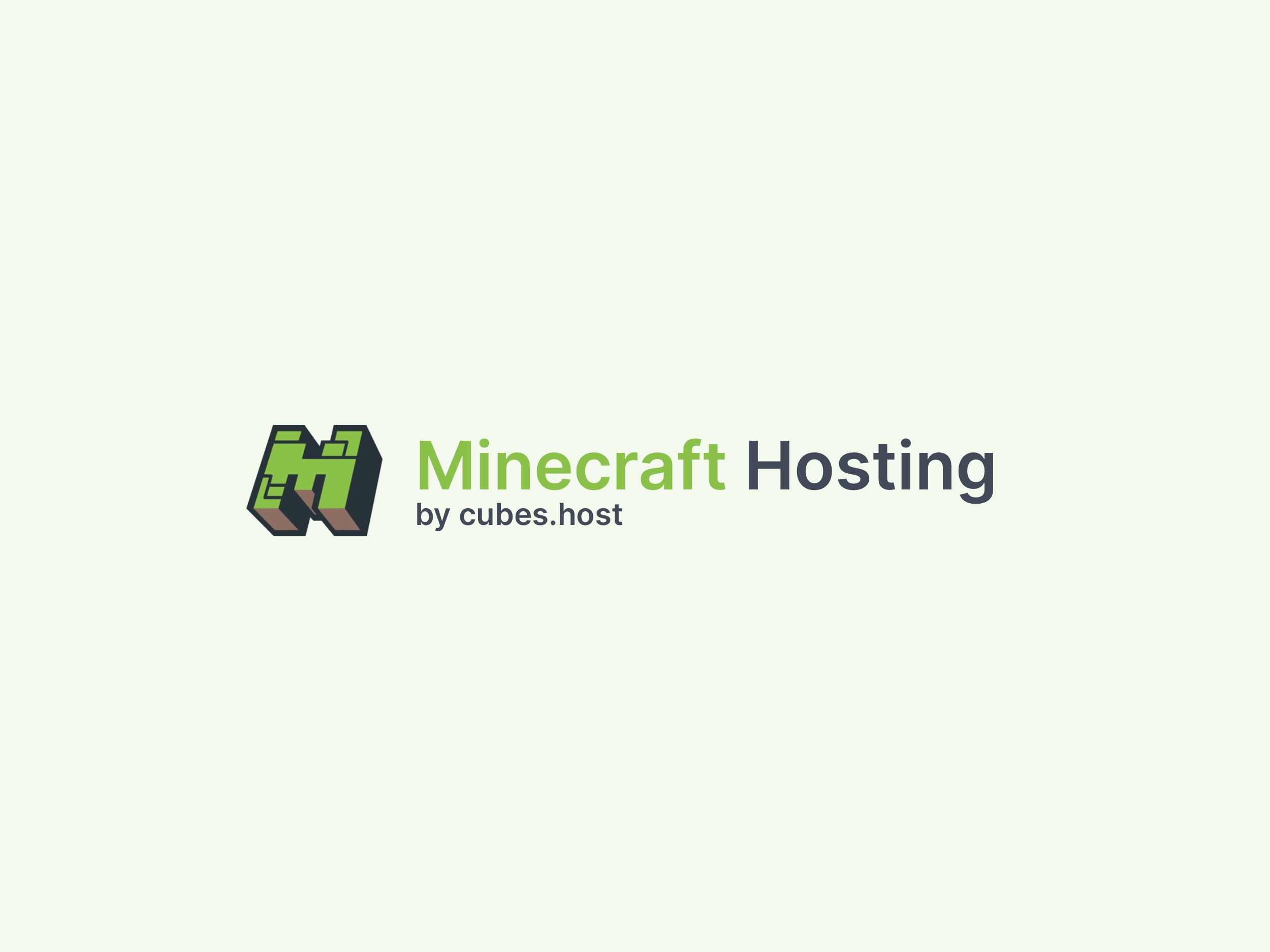 Logo voor Minecraft Hosting