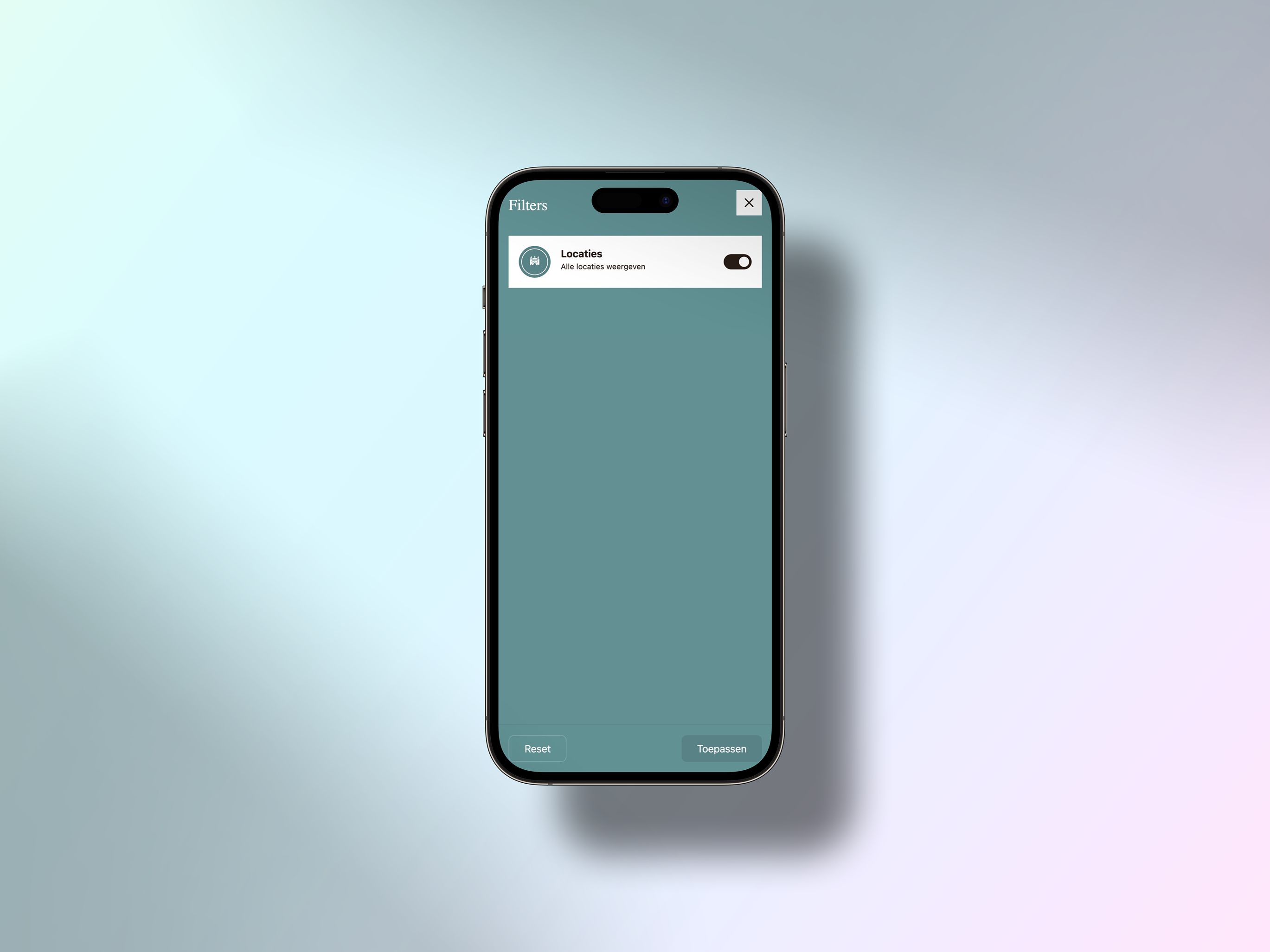 Ruyter filter feature