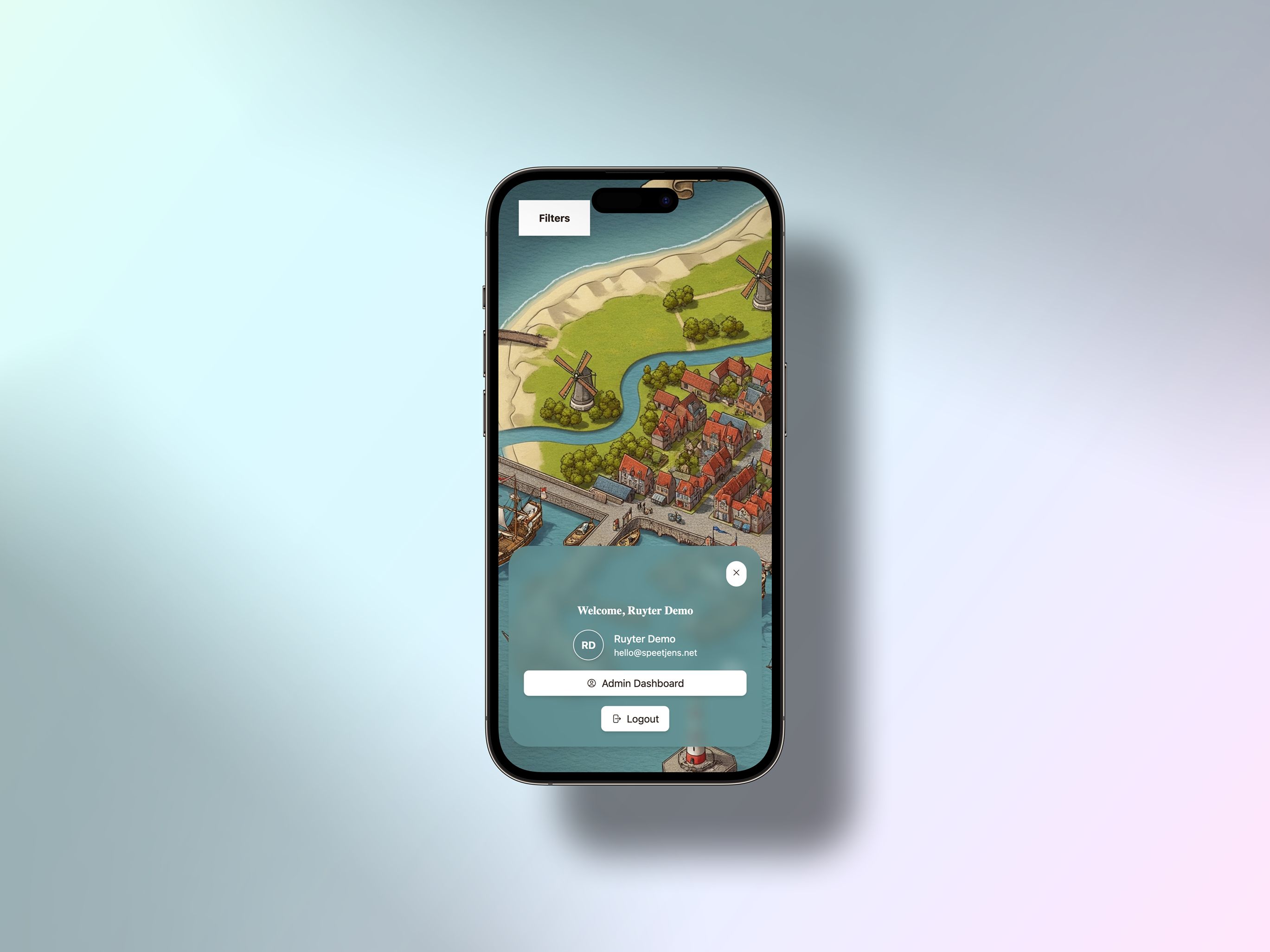 Ruyter gebruikersbeheer feature