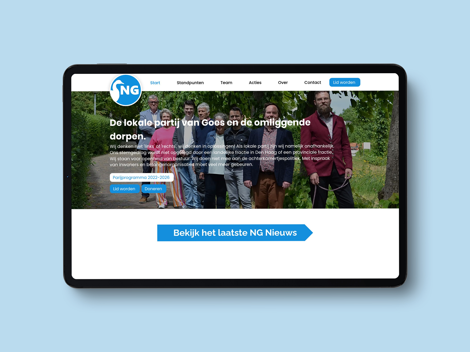 Nieuw Goes Website