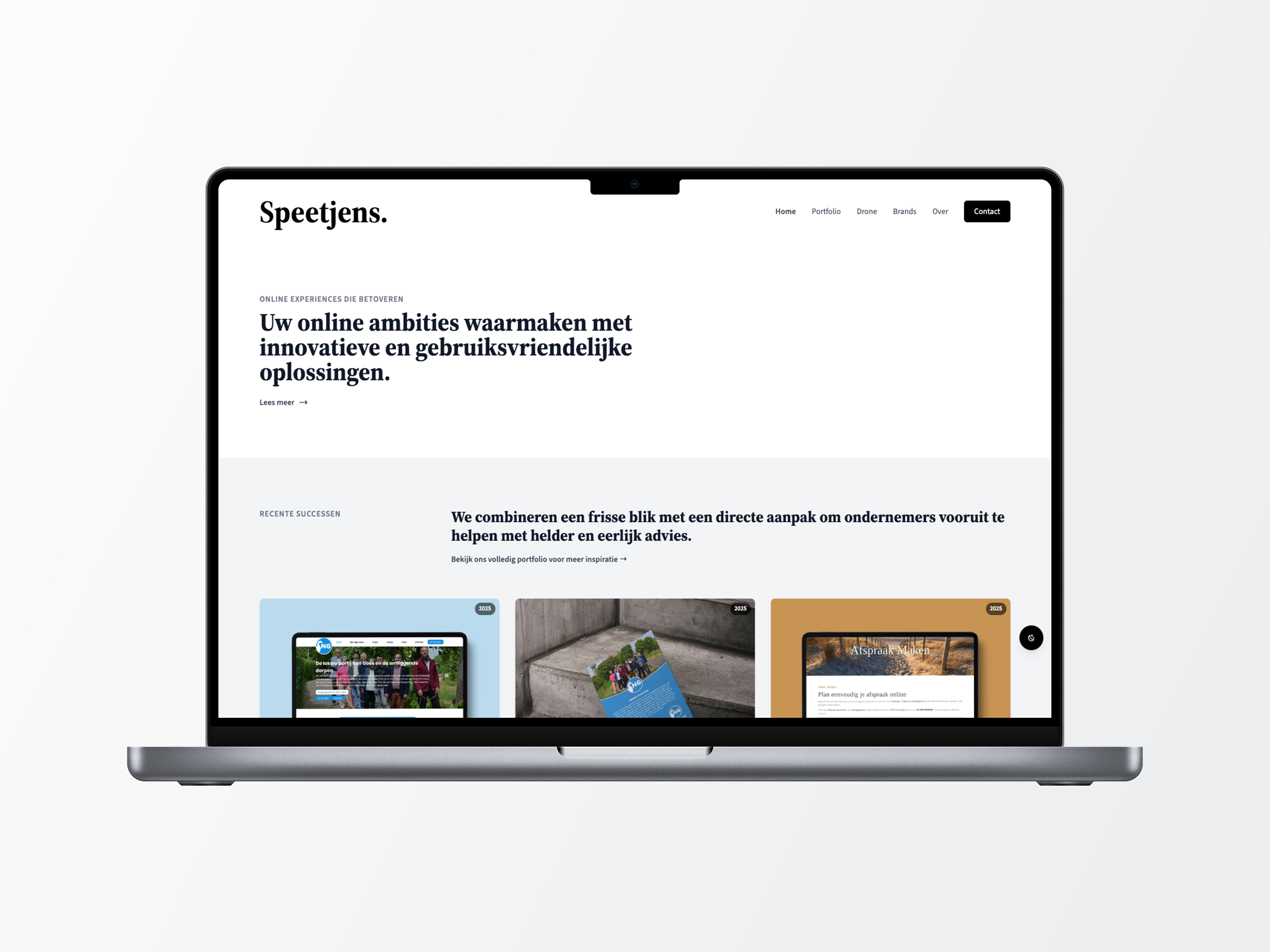 Speetjens Media Website Redesign