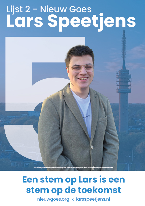 Lars Speetjens verkiezingsposter