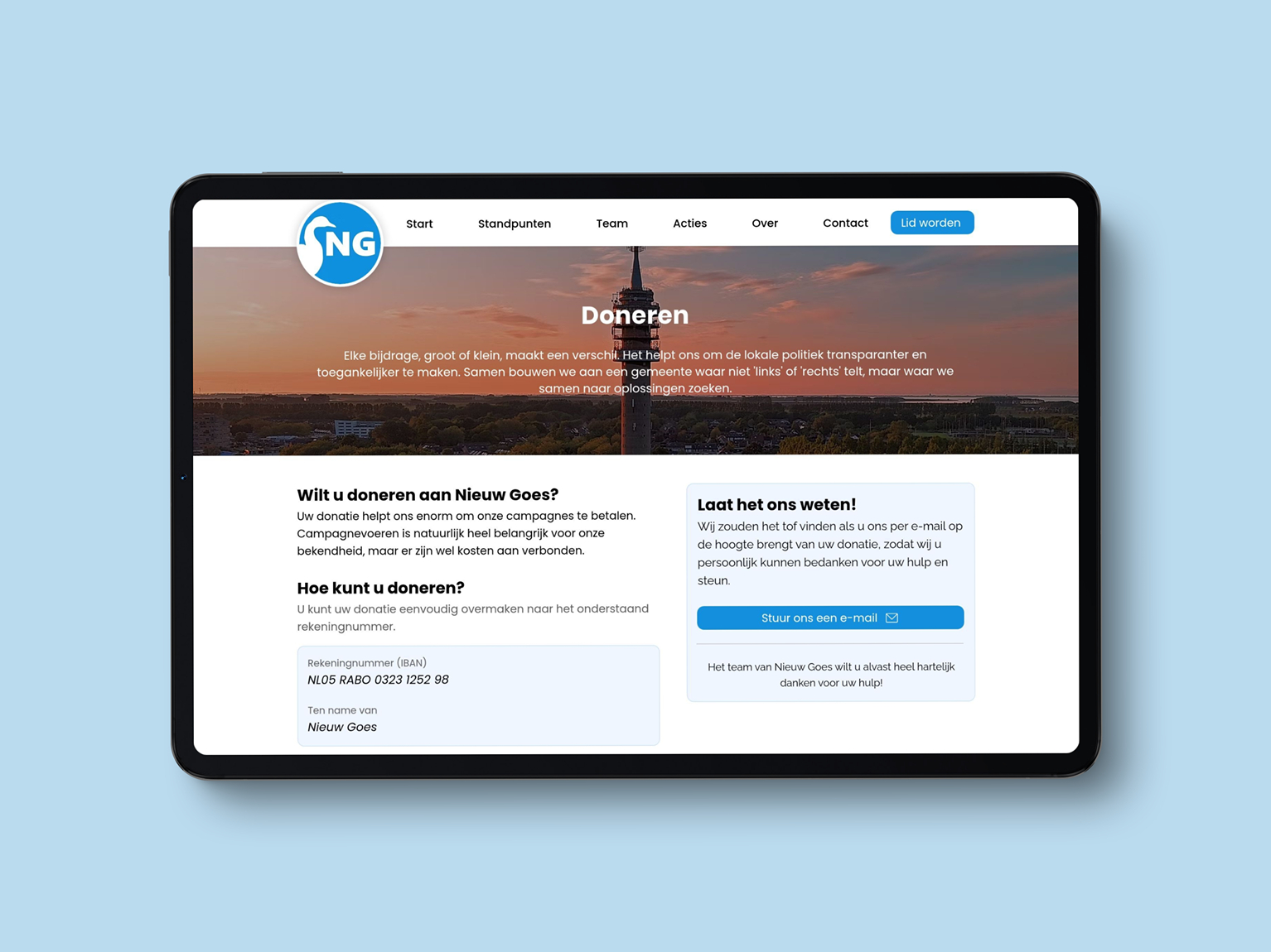 Nieuw Goes Website